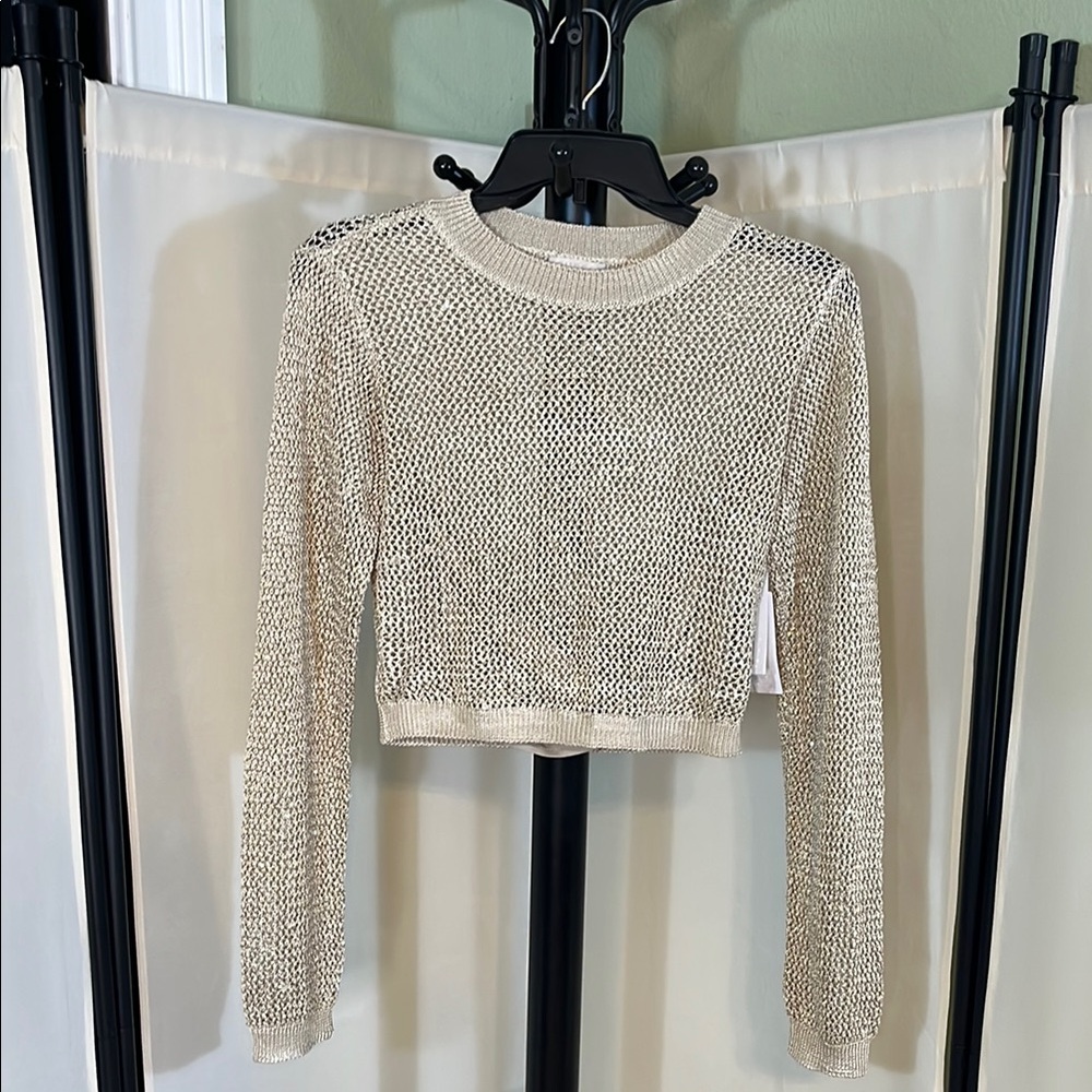 Guess Cream Knit Women's Top